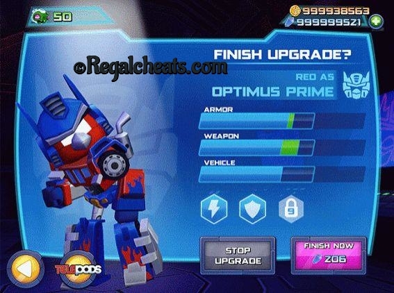 angry birds transformers hack 1.21.4